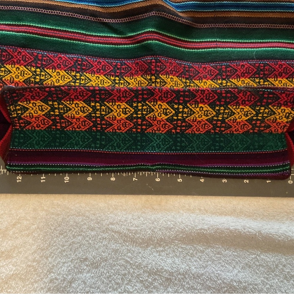 striped zipped tote bag - Picture 4 of 9
